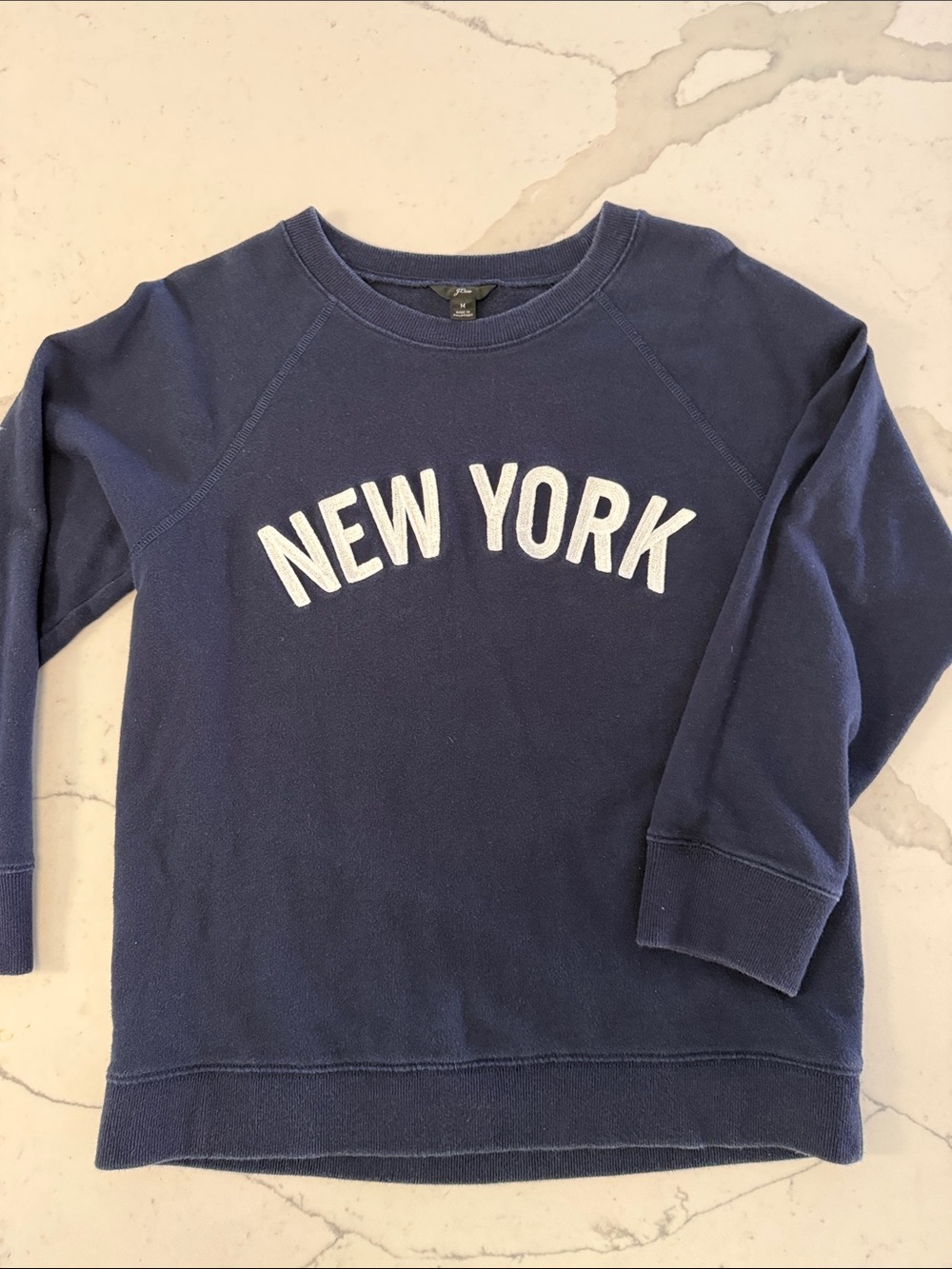 J crew Vintage "New York" Pullover Sweatshirt